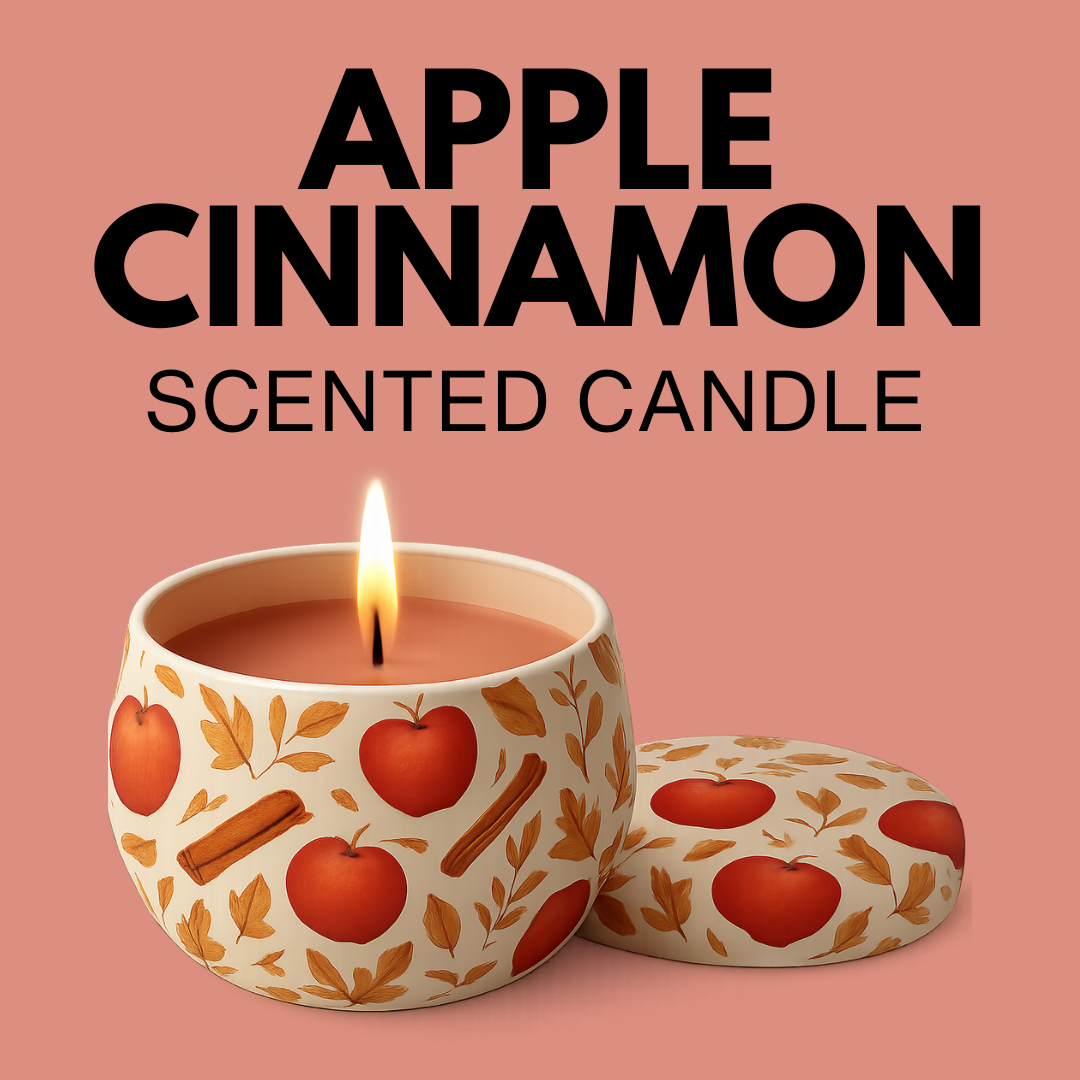 Apple Cinnamon Scented Candle